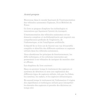 L'instrumentation des vehicules autonomes