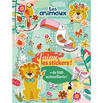 Autocollants Animaux Pailletés Holographiques – 6 Feuilles 120+ Stickers – Résistants à L’Eau – Pour Skate, Casque, Gourde, Cartable