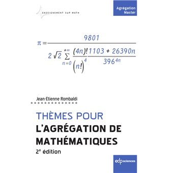 Thèmes pour l`Agrégation de mathématiques - 1