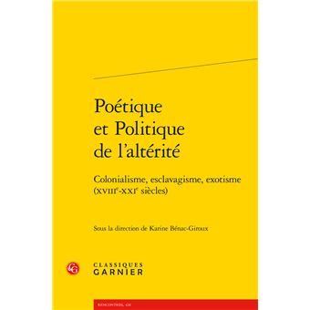 Poétique et Politique de l'altérité - 1