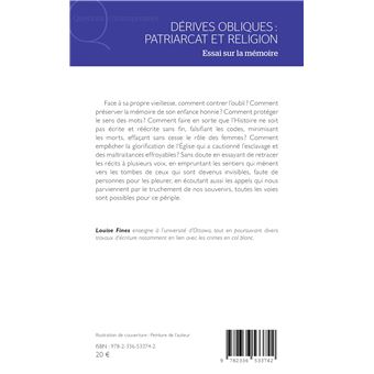 Dérives obliques : patriarcat et religion