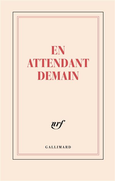 Carnet En attendant demain (papeterie)