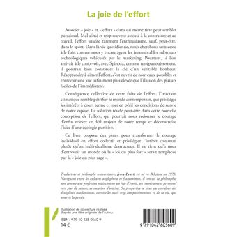 La joie de l’effort