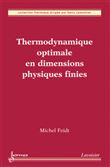 Thermodynamique optimale en dimensions physiques finies