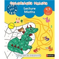 Coloriages malins avec des jeux - Lecture Maths 4-5 ans MS