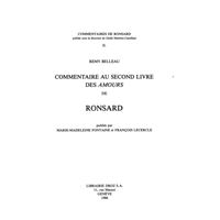 Commentaire au second livre des "Amours" de Ronsard