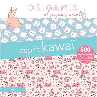 Origamis et papiers créatifs - Esprit kawaï - 1