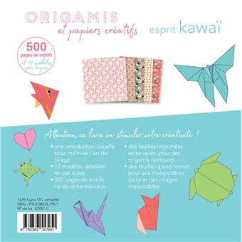 Origamis et papiers créatifs - Esprit kawaï