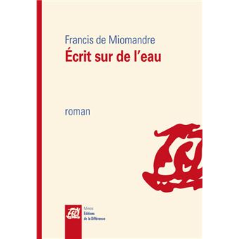 Ecrit sur de l'eau - 1