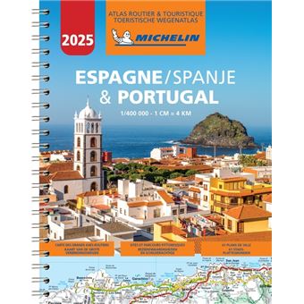 Atlas 2025 -Espagne & Portugal- Atlas Routier et Touristique / Spanje & Portugal  - Toeristische Weg