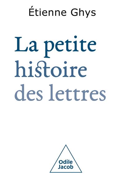 La Petite Histoire des lettres - Étienne Ghys (2026)