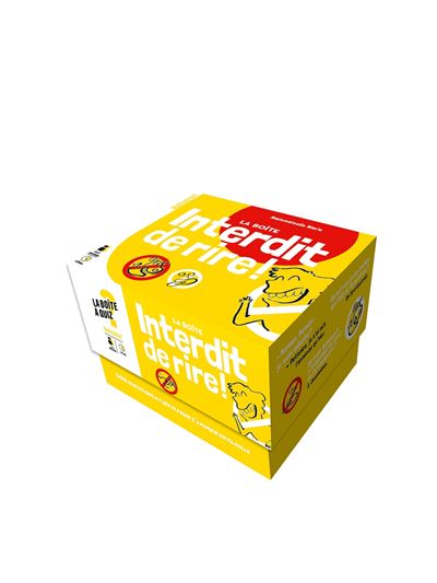 Interdit de rire - Virginie Mosser - Marabout - Boîte ou accessoire - Jeux livres objets - Marabout