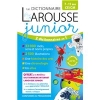 Le dictionnaire Larousse Junior et son dictionnaire en ligne - 7/11 ans - CE/CM