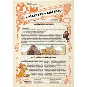 BD Le Château Des Animaux – édition Limitée à 3000 Ex., Dédicacée Par Delep, Avec Ex-libris Et Journal
