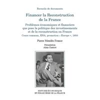Financer la Reconstruction de la France