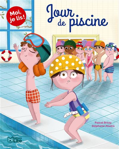 Moi je lis jour de piscine