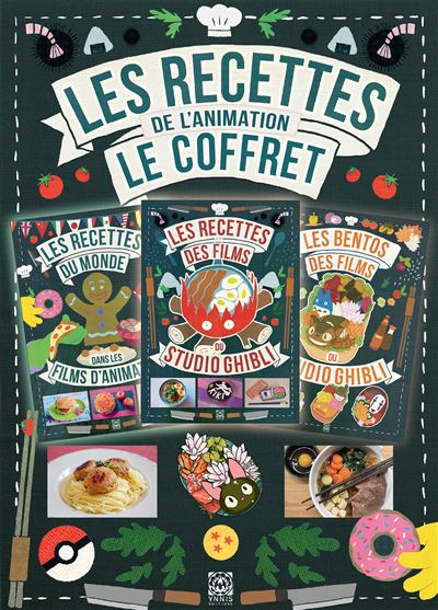 Cuisine et animation, coffret 3 livres