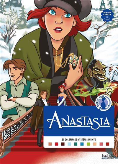 Coloriages Mystères Disney - Colorie les chiffres et découvre l'image : Coloriages Mystères Disney - Spécial film : Anastasia
