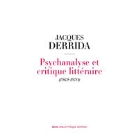 Psychanalyse et critique littéraire