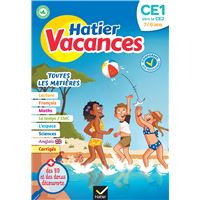 Cahier de vacances 2026 - Hatier vacances - Du CE1 vers le CE2 7/8 ans