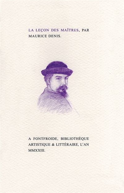 La leçon des maîtres - Maurice Denis - broché
