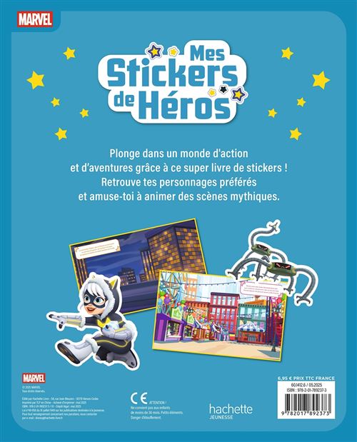 SPIDEY ET SES AMIS EXTRAORDINAIRES - Mes Stickers de héros - MARVEL