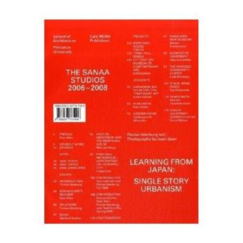 The SANAA Studios 2006-2008 Learning from Japan /anglais