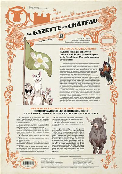 Le château des animaux - Tome 13 - La gazette du château N°13 (2025)