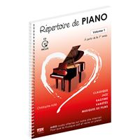 Repertoire de piano vol 1 + cd