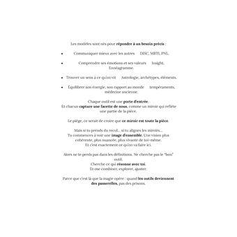 Les ponts de la connaissance de soi