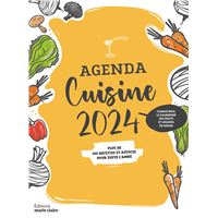 Agenda cuisine 2023: 365 menus rapides, équilibrés