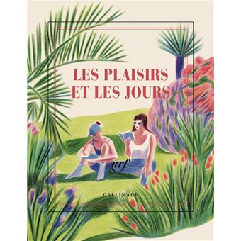 Carnet carré illustré "Les plaisirs et les jours" (papeterie) - 1