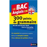 Le bac anglais en 300 points de grammaire