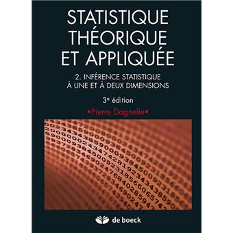Statistique théorique et appliquée vol.2 - 1