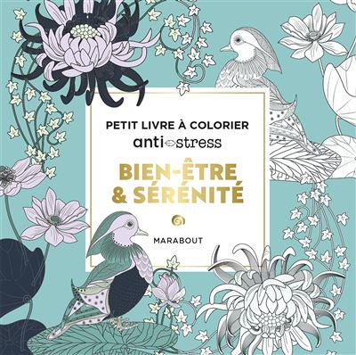 Bien-être & sérénité Petit livre à colorier anti-stress -  Collectif - Marabout - broché - Livre-jeu