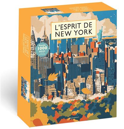 Puzzle 1000 pièces - L'esprit de New-York - 1000 pieces - Collectif - Marabout - Jeux livres objets - Marabout
