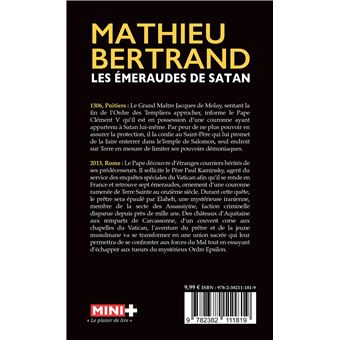 Les Émeraudes de Satan Poche Mathieu Bertrand, Livre tous les