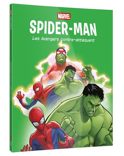 SPIDER-MAN - [BD] 2. Les Avengers contre-attaquent - MARVEL -  Marvel Comics - Hachette Disney - cartonné - Album jeunesse