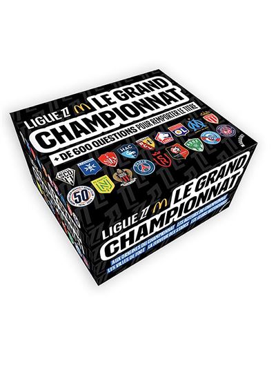 Boite Ligue 1 - Le grand championnat - Collectif - Marabout - Boîte ou accessoire - Jeux livres objets - Marabout