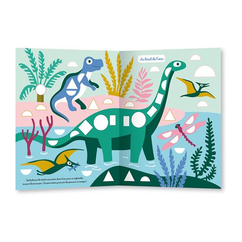 Kalysky Lot de 6 livres d'autocollants réutilisables 300+ 3D pour enfants de 2 à 6 ans, Ferme, Animaux, Dinosaures, Monde océanique, Espace,Véhicule Autocollants, Cadeaux d'anniversaire Filles Garçons