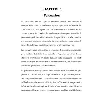 La Psychologie de la Persuasion