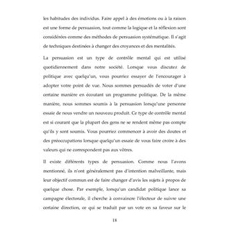 La Psychologie de la Persuasion