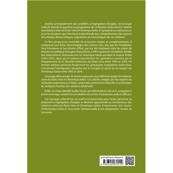 Agrégation anglais 2024. Les États-Unis et l'Amérique latine, de Franklin D. Roosevelt à Barack Obama, 1933-2017