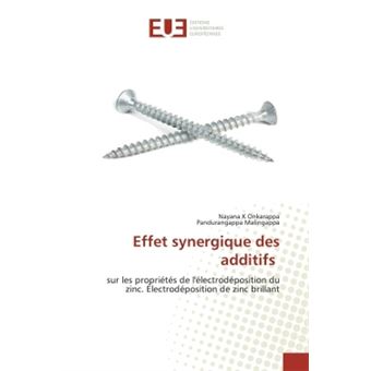 Effet synergique des additifs - 1
