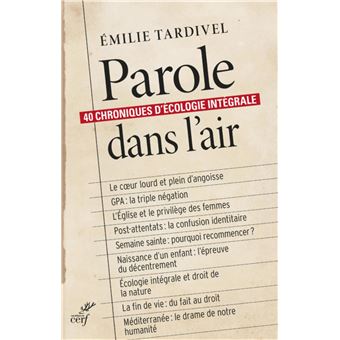 Paroles dans l'air - 1