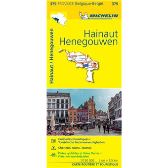 HAINAUT 11379 HENEGOUWEN CARTE PROV. BELG. MICHELIN KAART - 1