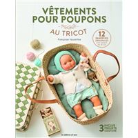 Vêtements pour poupons au tricot