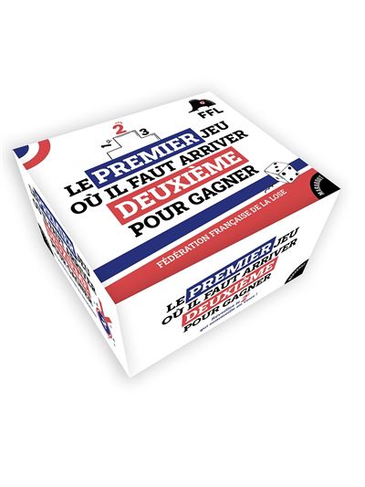 Le premier jeu où il faut arriver deuxième pour gagner - Fédération française de la lose - Marabout - Boîte ou accessoire - Jeux livres objets - Marabout