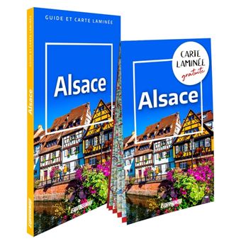 Alsace (guide et carte laminée)