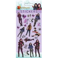 The descendants, sticker sheets glitter